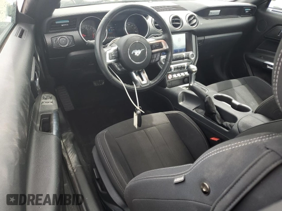 2021 Ford Mustang EcoBoost z VIN 1FA6P8TH7M5141555, wystawiony jako Copart lot #54016865 z przebiegiem 21 548 mil mil oraz Szkoda całkowita • Salvage title. Historia ofert i sprzedaży dostępna na DreamBid. Obrazek 8.