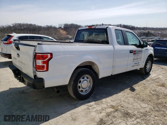 2019 Ford F-150 XL z VIN 1FTEX1CB5KKE89247, wystawiony jako Copart lot #48970685 z przebiegiem 194 936 mil mil oraz Szkoda całkowita • Salvage title. Historia ofert i sprzedaży dostępna na DreamBid. Obrazek 3.