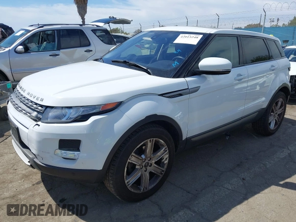 2013 Land Rover Range Rover Evoque Pure Plus with VIN SALVP2BG1DH723637, listed as a IAAI auction lot 42015248 with 93,104 mi miles. Bid and sale history available at carsss.com. Image 2.