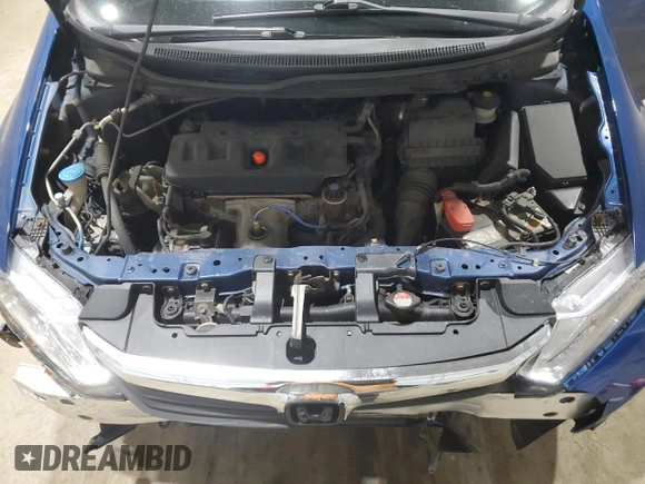 2012 Honda Civic EX with VIN 2HGFB2F84CH537761, listed as a Copart auction lot 49879655 with 169,003 mi miles and Salvage Title. Bid and sale history available at DreamBid. Image 11.