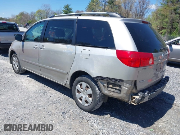2008 Toyota Sienna CE with VIN 5TDZK23C28S143477, listed as a IAAI auction lot 41930860 with 301,391 mi miles and . Bid and sale history available at carsss.com. Image 3.