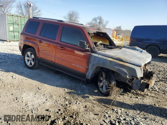 2012 Jeep Patriot Latitude with VIN 1C4NJRFB9CD567661, listed as a Copart auction lot 48734775 with Not Provided miles and Salvage Title. Bid and sale history available at carsss.com. Image 4.