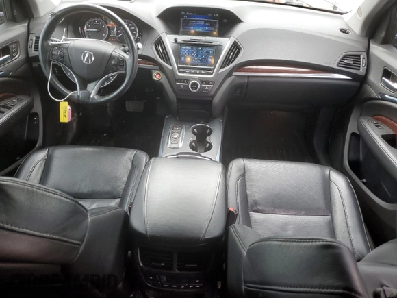 2016 Acura MDX Advance with VIN 5FRYD4H98GB014983, listed as a Copart auction lot 55525135 with 120,221 mi miles and Salvage title. Bid and sale history available at DreamBid. Image 8.