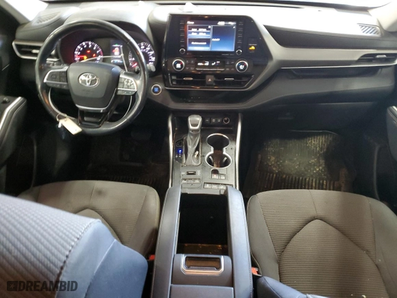 2021 Toyota Highlander L with VIN 5TDBZRBH5MS061885, listed as a Copart auction lot 45164335 with 98,146 mi miles and Salvage Title. Bid and sale history available at carsss.com. Image 8.