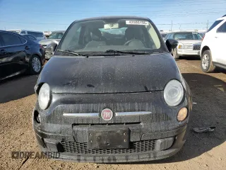 2012 FIAT 500 Pop with VIN 3C3CFFAR7CT365458, listed as a Copart auction lot 42599195 with 89,569 mi miles and Salvage Title. Bid and sale history available at carsss.com. Image 5.