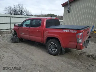 2021 Toyota Tacoma 4WD SR with VIN 3TMCZ5AN7MM371380, listed as a Copart auction lot 49846625 with 57,553 mi miles and Salvage Title. Bid and sale history available at carsss.com. Image 2.
