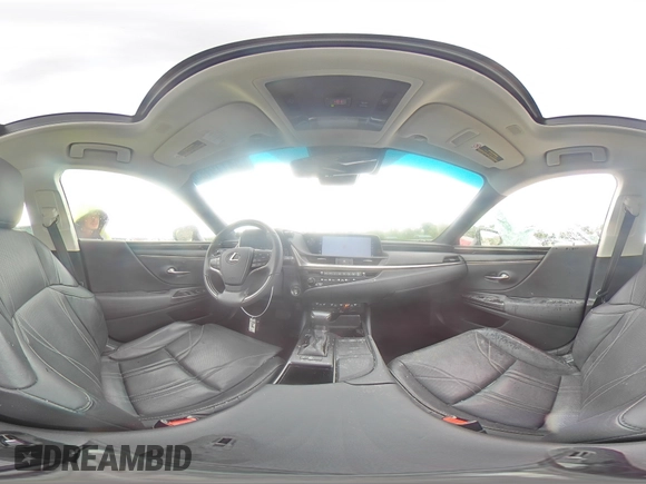 2019 Lexus ES 350 with VIN 58ABZ1B10KU013325, listed as a Copart auction lot 54119185 with 33,497 mi miles and Salvage Title. Bid and sale history available at DreamBid. Image 14.