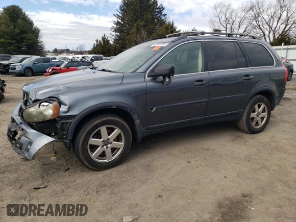 2005 Volvo XC90 with VIN YV1CY592151197151, listed as a Copart auction lot 46295705 with 208,437 mi miles and Salvage Title. Bid and sale history available at carsss.com. Image 1.