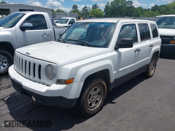 2013 Jeep Patriot Sport with VIN 1C4NJPBA1DD124830, listed as a IAAI auction lot 42505283 with 139,657 mi miles and . Bid and sale history available at DreamBid. Image 2.