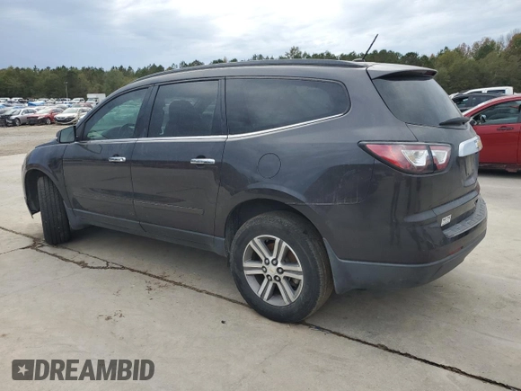 2015 Chevrolet Traverse LT with VIN 1GNKRGKD7FJ132402, listed as a Copart auction lot 79071294 with 120,316 mi miles and Salvage title. Bid and sale history available at DreamBid. Image 2.