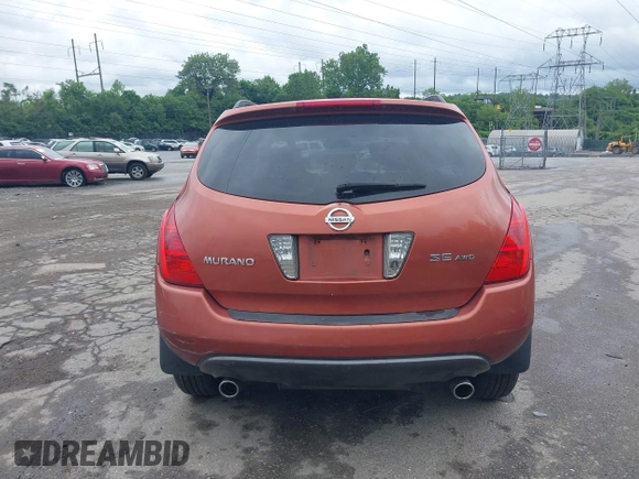 2005 Nissan Murano SL z VIN JN8AZ08W65W428697, wystawiony jako IAAI lot #42291815 z przebiegiem 89 742 mil mil oraz . Historia ofert i sprzedaży dostępna na DreamBid. Obrazek 17.