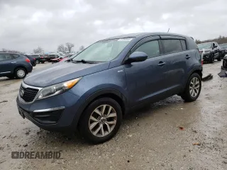 2016 Kia Sportage LX with VIN KNDPBCAC2G7836252, listed as a Copart auction lot 47269955 with 138,347 mi miles and Salvage Title. Bid and sale history available at carsss.com. Image 1.