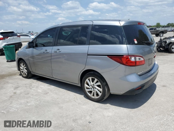 2014 Mazda 5 Sport z VIN JM1CW2BL0E0170901, wystawiony jako Copart lot #57829555 z przebiegiem 102 210 mil mil oraz Szkoda całkowita • Salvage title. Historia ofert i sprzedaży dostępna na DreamBid. Obrazek 2.