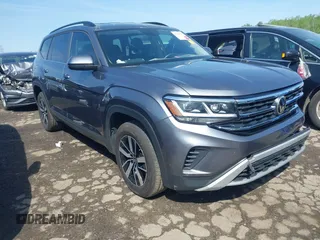 2022 Volkswagen Atlas SE with VIN 1V2DP2CA0NC503805, listed as a IAAI auction lot 41928342 with 65,860 mi miles and . Bid and sale history available at DreamBid. Image 1.