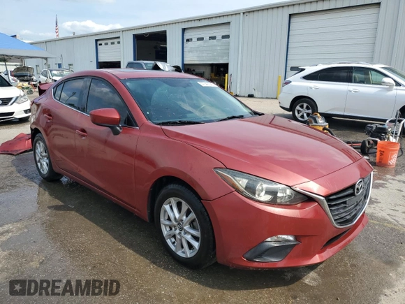 2014 Mazda 3 i Touring with VIN JM1BM1V70E1158736, listed as a Copart auction lot 57340525 with 160,932 mi miles and Salvage title. Bid and sale history available at DreamBid. Image 4.