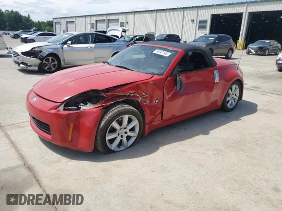 2004 Nissan 350Z Touring z VIN JN1AZ36A44T002949, wystawiony jako Copart lot #54947145 z przebiegiem 89 250 mil mil oraz Szkoda całkowita • Salvage title. Historia ofert i sprzedaży dostępna na DreamBid. Obrazek 1.