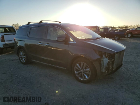 2018 Kia Sedona SX-L with VIN KNDME5C17J6389707, listed as a Copart auction lot 42446375 with 78,325 mi miles and Salvage Title. Bid and sale history available at carsss.com. Image 4.