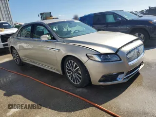 2017 Lincoln Continental Select with VIN 1LN6L9SK7H5630905, listed as a Copart auction lot 46456375 with 51,942 mi miles and Salvage Title. Bid and sale history available at DreamBid. Image 4.