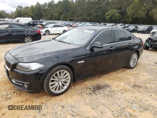 2014 BMW 5 Series 528i z VIN WBA5A5C5XED020633, wystawiony jako Copart lot #48552675 z przebiegiem 102 641 mil mil oraz Szkoda całkowita • Salvage title. Historia ofert i sprzedaży dostępna na DreamBid. Obrazek 1.