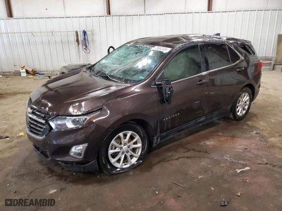 2020 Chevrolet Equinox LT with VIN 2GNAXKEV1L6165493, listed as a Copart auction lot 78662484 with 112,174 mi miles and Salvage Title. Bid and sale history available at carsss.com. Image 1.