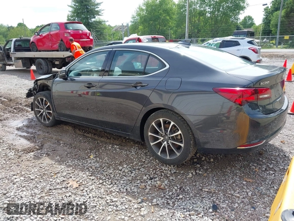 2015 Acura TLX Technology with VIN 19UUB2F56FA001958, listed as a IAAI auction lot 42104640 with 61,572 mi miles and . Bid and sale history available at DreamBid. Image 3.
