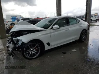 2025 Genesis G70 2.5T with VIN KMTG34SC9SU155938, listed as a Copart auction lot 55815915 with Not provided miles and Non repairable. Bid and sale history available at DreamBid. Image 1.