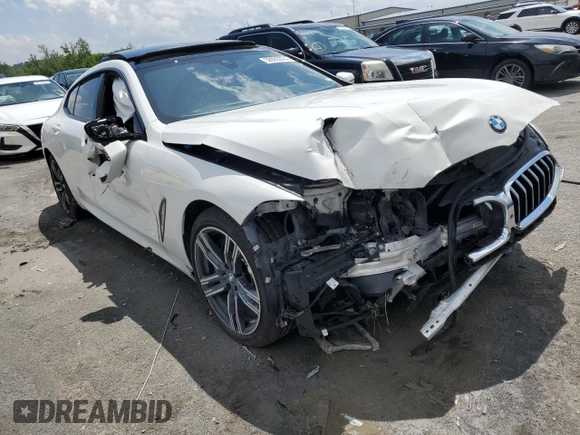 2020 BMW 8 Series 840i with VIN WBAGV4C04LCD73578, listed as a Copart auction lot 52693374 with Not provided miles and . Bid and sale history available at DreamBid. Image 4.