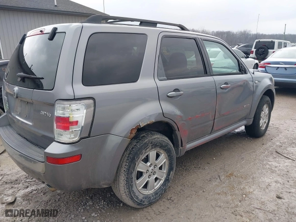 2008 Mercury Mariner with VIN 4M2CU91198KJ18085, listed as a IAAI auction lot 41568365 with 255,661 mi miles. Bid and sale history available at carsss.com. Image 4.