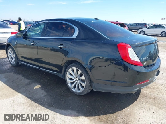 2014 Lincoln MKS with VIN 1LNHL9DK1EG604323, listed as a IAAI auction lot 41635817 with 223,136 mi miles. Bid and sale history available at carsss.com. Image 3.