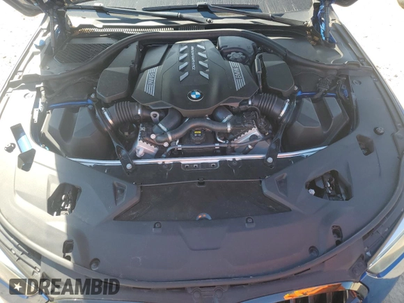 2019 BMW 8 Series M850i xDrive with VIN WBABC4C55KBU96089, listed as a Copart auction lot 77600764 with 25,133 mi miles and Non Repairable. Bid and sale history available at carsss.com. Image 11.