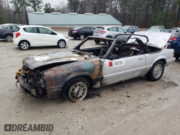 1986 Ford Mustang с VIN 1FABP27M0GF194051, выставлен на аукционе Copart как лот 49267295 с пробегом Не указан миль и Чистый • Clean title. История ставок и продаж доступна на DreamBid. Изображение 1.