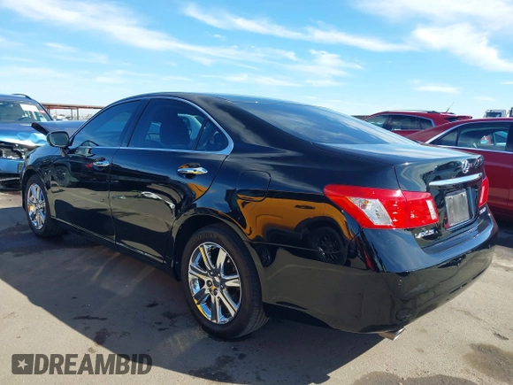 2009 Lexus ES 350 with VIN JTHBJ46G892307398, listed as a IAAI auction lot 41652089 with 141,255 mi miles. Bid and sale history available at carsss.com. Image 3.
