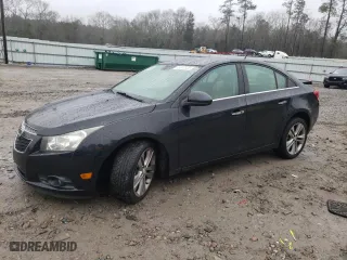 2012 Chevrolet Cruze LTZ with VIN 1G1PH5SCXC7406285, listed as a Copart auction lot 45044535 with 165,174 mi miles and Salvage Title. Bid and sale history available at carsss.com. Image 1.