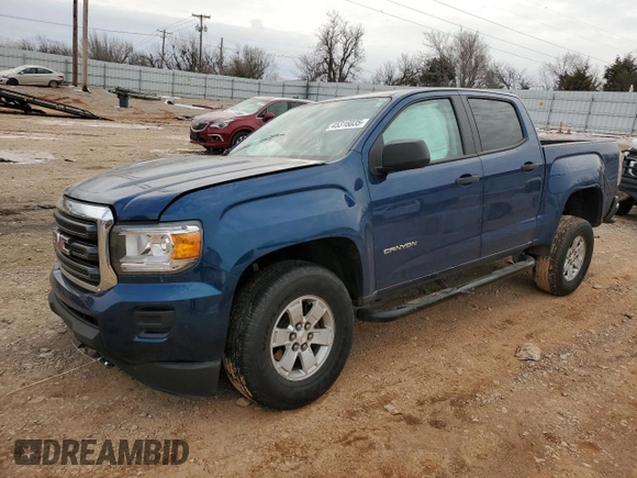 2019 GMC Canyon 2WD with VIN 1GTG5BEN5K1167385, listed as a Copart auction lot 45316035 with 35,980 mi miles and Salvage Title. Bid and sale history available at carsss.com. Image 1.