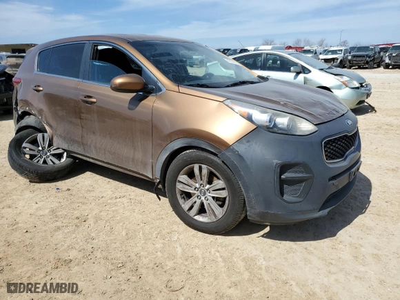 2017 Kia Sportage LX with VIN KNDPM3AC2H7104618, listed as a Copart auction lot 47014515 with 147,490 mi miles and Salvage Title. Bid and sale history available at carsss.com. Image 4.