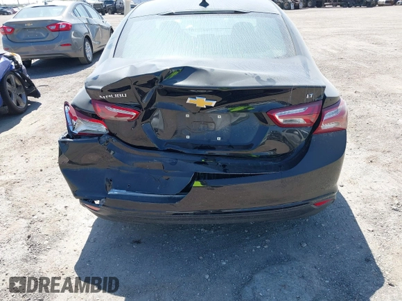 2022 Chevrolet Malibu LT with VIN 1G1ZD5ST9NF114687, listed as a IAAI auction lot 37247438 with 34,935 mi miles and . Bid and sale history available at DreamBid. Image 16.