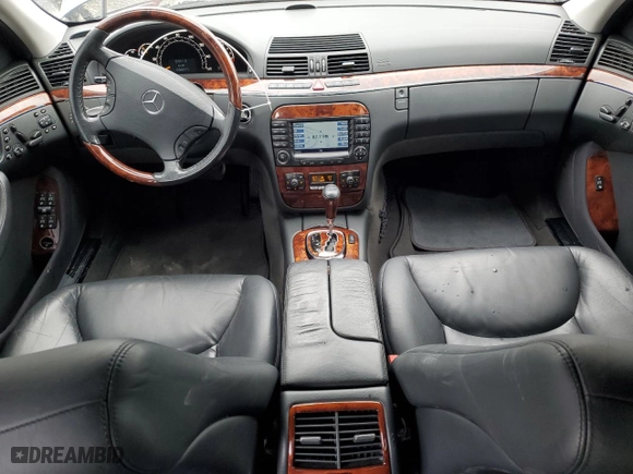2006 Mercedes-Benz S-Class 5.0L with VIN WDBNG84J76A470983, listed as a Copart auction lot 49449485 with 99,771 mi miles and Salvage Title. Bid and sale history available at carsss.com. Image 8.