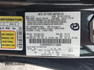 2015 Ford Fusion SE with VIN 1FA6P0HD9F5113069, listed as a IAAI auction lot 42126855 with 122,969 mi miles. Bid and sale history available at carsss.com. Image 9.