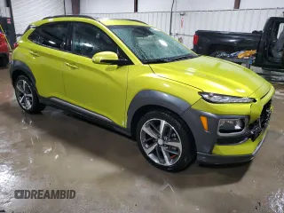 2019 Hyundai Kona Ultimate with VIN KM8K5CA54KU251357, listed as a Copart auction lot 48055745 with 65,021 mi miles and Salvage Title. Bid and sale history available at carsss.com. Image 4.