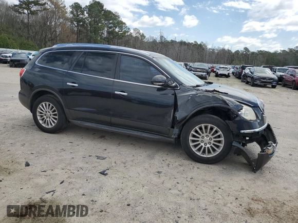 2011 Buick Enclave CXL-1 with VIN 5GAKRBED2BJ402476, listed as a Copart auction lot 49407085 with 184,071 mi miles and Salvage Title. Bid and sale history available at carsss.com. Image 4.
