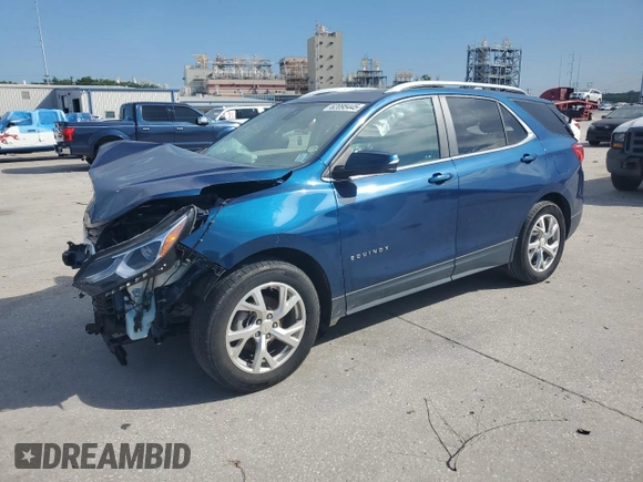 2021 Chevrolet Equinox LT with VIN 3GNAXKEV3ML324074, listed as a Copart auction lot 62095445 with 54,073 mi miles and Salvage title. Bid and sale history available at DreamBid. Image 1.