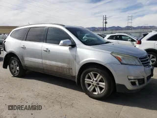 2013 Chevrolet Traverse LT with VIN 1GNKVGKD6DJ194656, listed as a Copart auction lot 48507285 with 122,133 mi miles and Salvage Title. Bid and sale history available at DreamBid. Image 4.