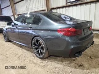 2020 BMW M5 Competition with VIN WBSJF0C01LB448862, listed as a Copart auction lot 87765505 with 17,971 mi miles and Salvage Title. Bid and sale history available at carsss.com. Image 2.