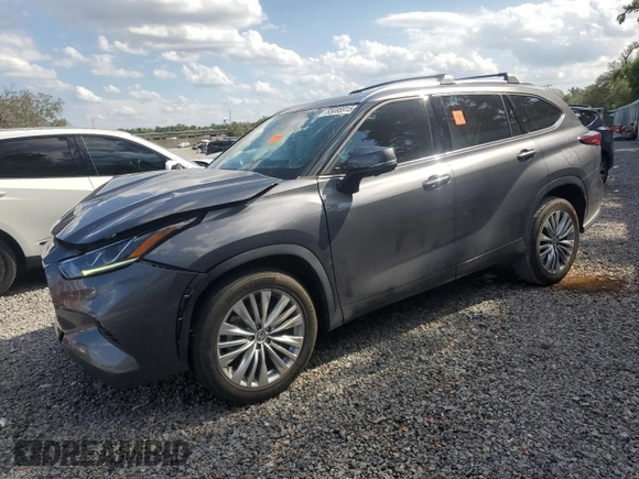 2023 Toyota Highlander L with VIN 5TDKDRAH4PS026744, listed as a Copart auction lot 55088915 with 44,740 mi miles and Non repairable. Bid and sale history available at DreamBid. Image 1.