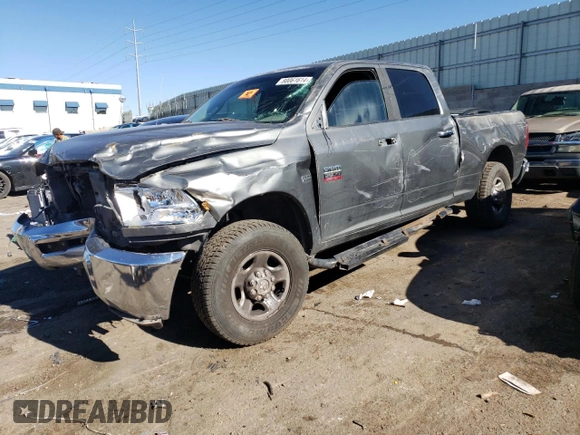2010 Dodge Ram 2500 SLT with VIN 3D7TT2CT6AG186913, listed as a Copart auction lot 80061614 with 303,860 mi miles and Salvage Title. Bid and sale history available at carsss.com. Image 1.