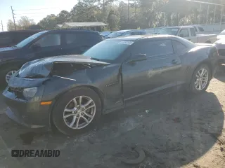 2014 Chevrolet Camaro LS z VIN 2G1FA1E36E9135683, wystawiony jako Copart lot #87032334 z przebiegiem 113 534 mil mil oraz Szkoda całkowita • Salvage title. Historia ofert i sprzedaży dostępna na DreamBid. Obrazek 1.