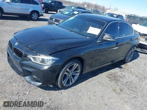 2017 BMW 3 Series 330i xDrive with VIN WBA8D9G31HNU64664, listed as a IAAI auction lot 41654073 with 41,971 mi miles. Bid and sale history available at carsss.com. Image 2.