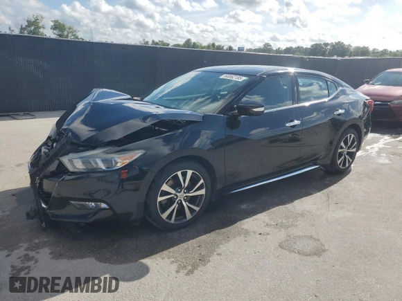 2016 Nissan Maxima SV with VIN 1N4AA6AP7GC414567, listed as a Copart auction lot 60862185 with 139,282 mi miles and Salvage title. Bid and sale history available at DreamBid. Image 1.
