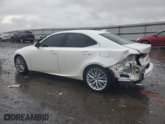 2016 Lexus IS 300/350 with VIN JTHCM1D2XG5013160, listed as a Copart auction lot 43817725 with 85,490 mi miles and Salvage title. Bid and sale history available at DreamBid. Image 2.