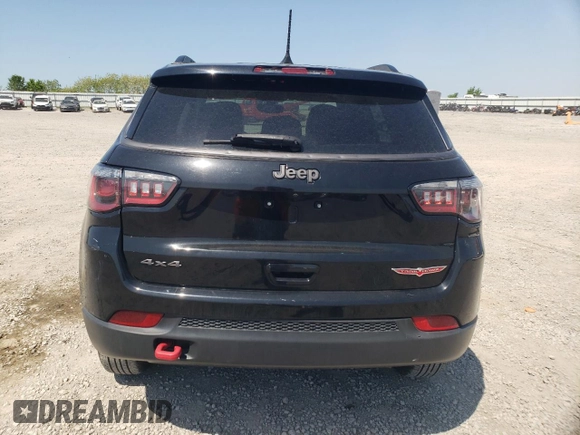 2020 Jeep Compass Trailhawk z VIN 3C4NJDDB1LT208160, wystawiony jako Copart lot #53326685 z przebiegiem 65 923 mil mil oraz Szkoda całkowita • Salvage title. Historia ofert i sprzedaży dostępna na DreamBid. Obrazek 6.